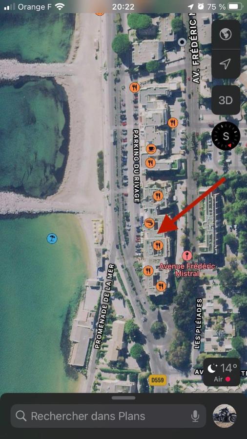 Studio Bord De Mer Cavalaire Exterior foto